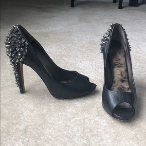 Black Sam Edelman Lorissa studded pumps